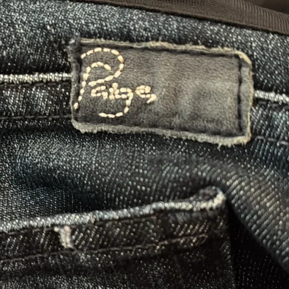 Paige Denim Maternity Laurel Canyon Maternity Low Rise Bootcut Jeans size 26 - Picture 10 of 10